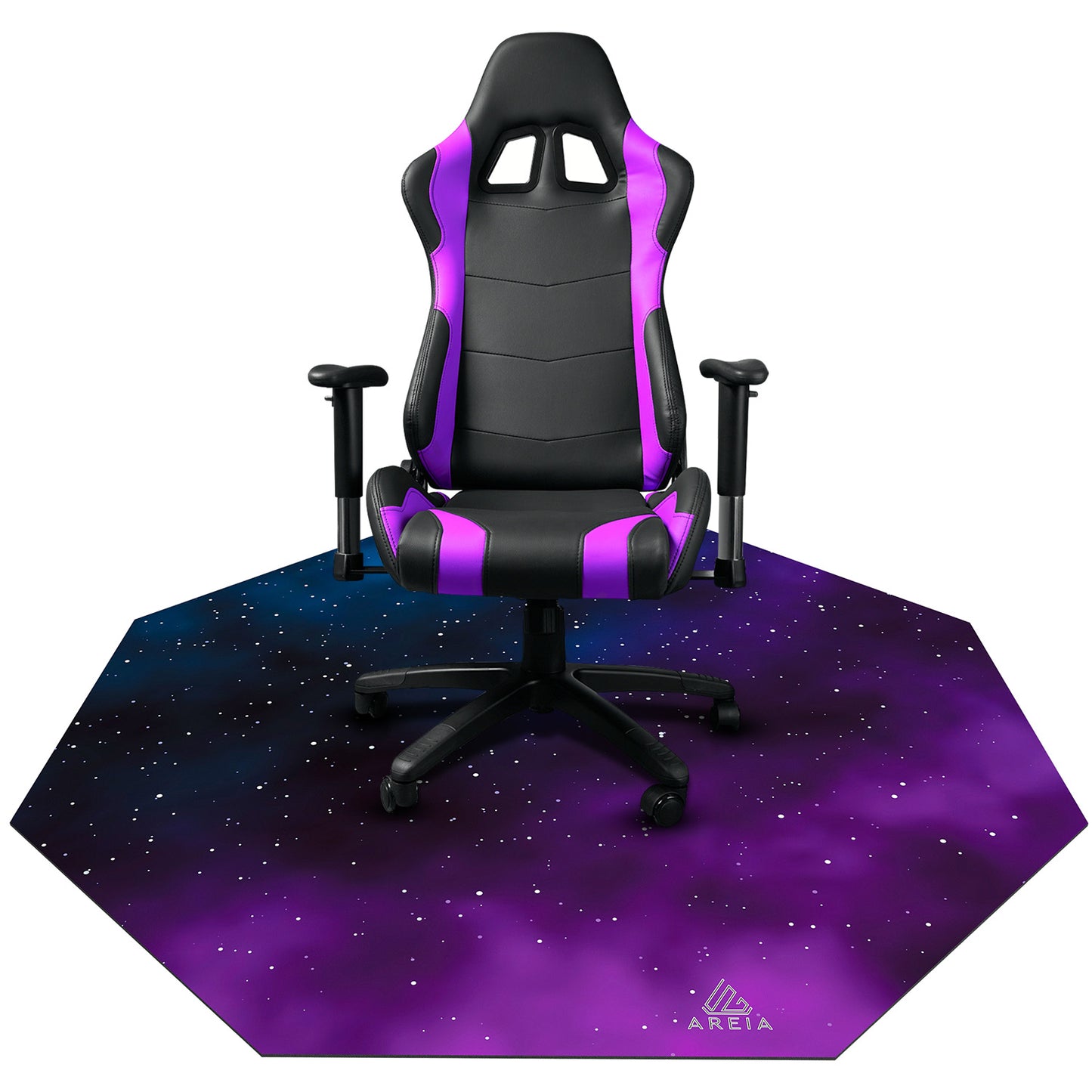 Purple Galaxy Chair Mat