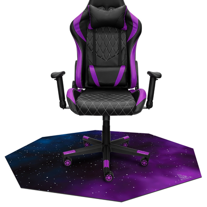 Purple Galaxy Chair Mat