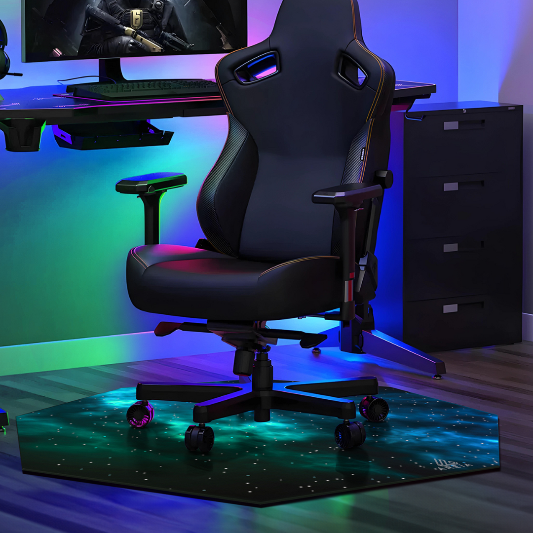 Green Galaxy Chair Mat